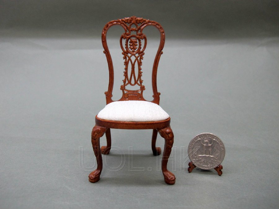 1:12 Scale Upholstered Side Chair -1101s