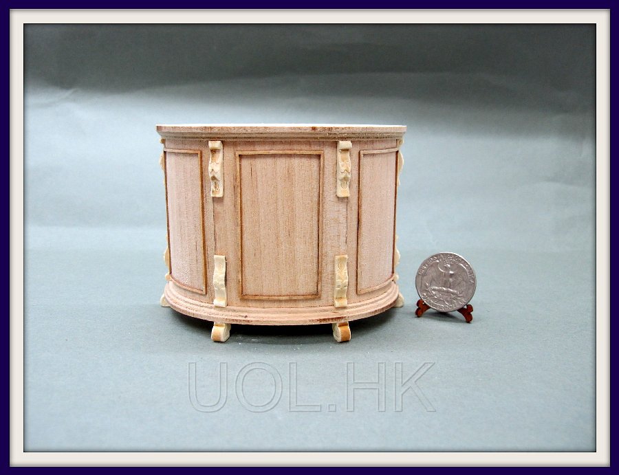 1" Scale Doll House Unfinished Home Bar