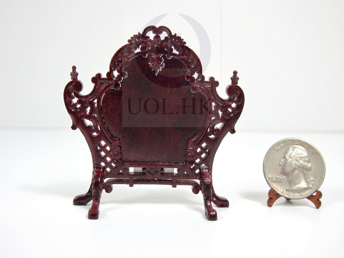 1:12 Scale Louis XV Style Fire Screen For Doll House[MH]