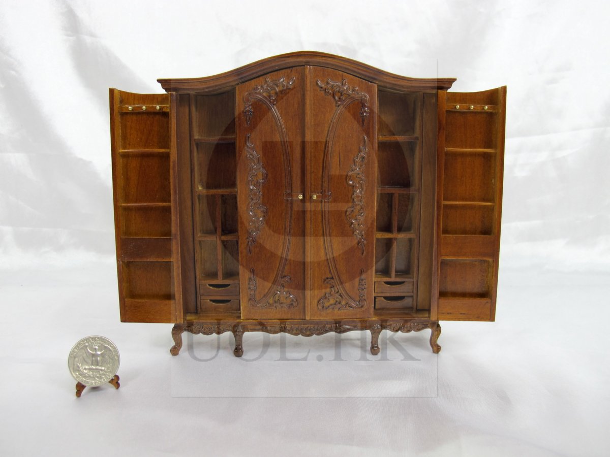 1:12 Scale Miniature The "Vanessa" Wardrobe For Doll House[WN]