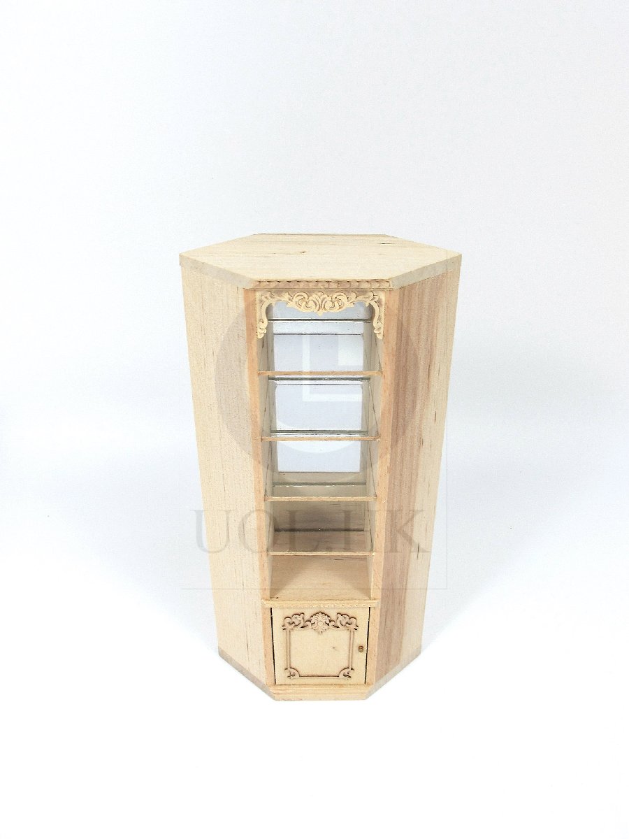 Miniature 1:12 Scale The "Adalicia Store" Corner Cabinet [UF]