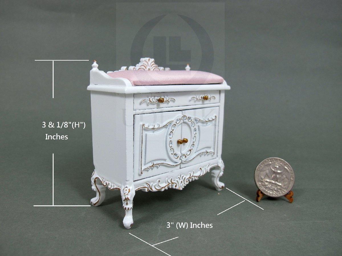 1:12Scale Miniature The"Berit" Changing Table For Doll House[W]