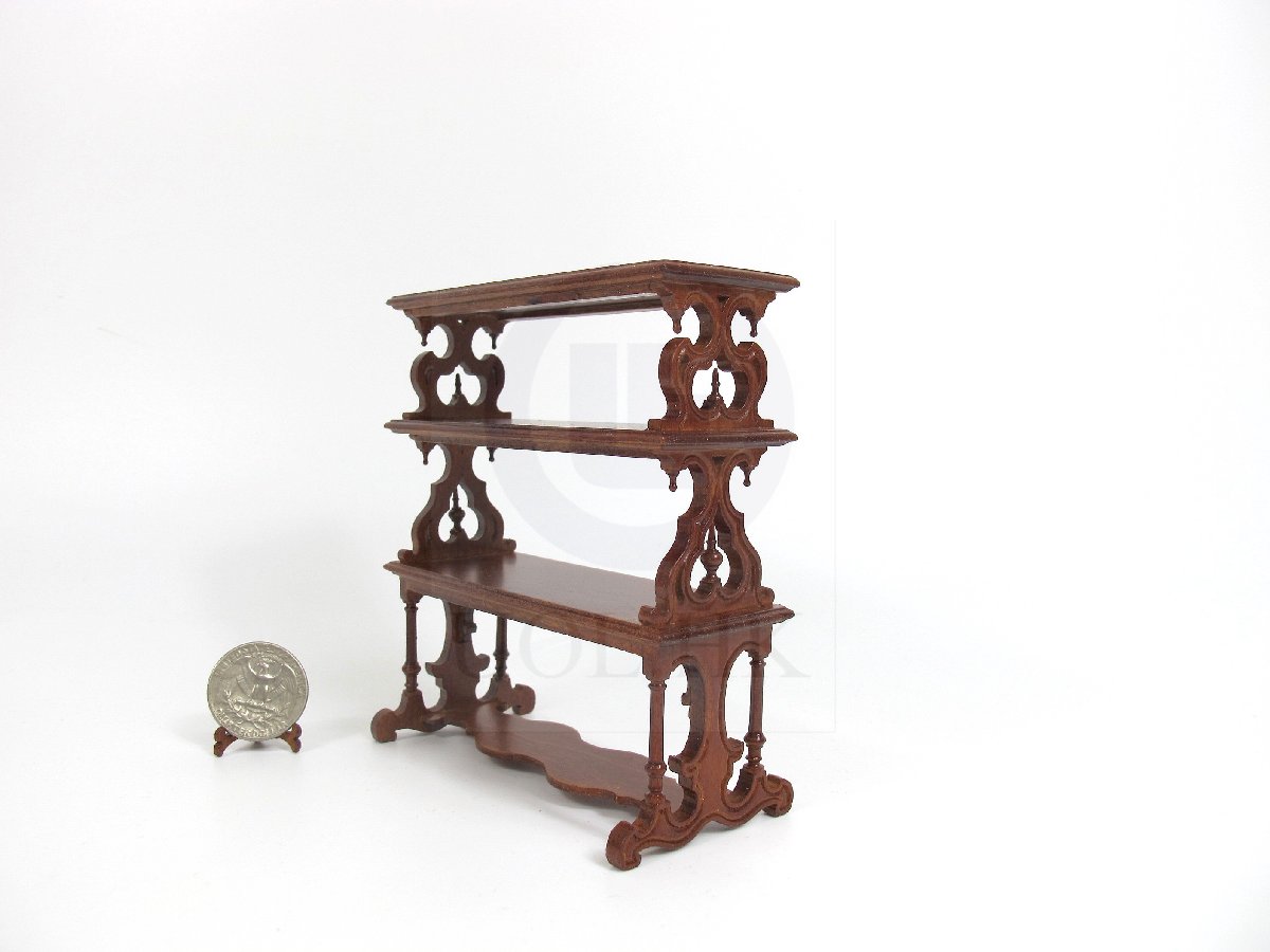 1:12 Scale Doll House Victorian Barker's Rack [WN]