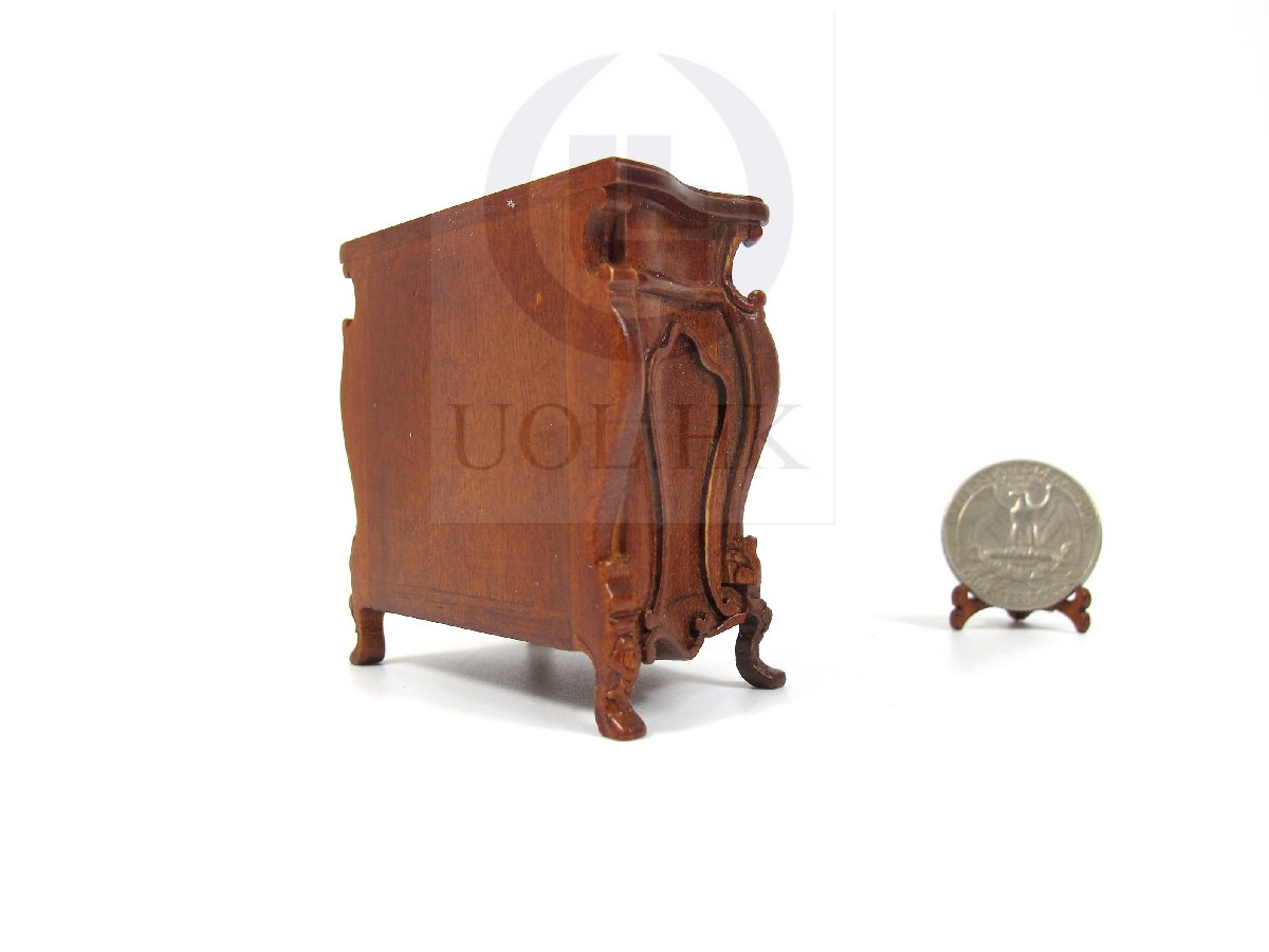 1:12Scale Miniature The "Escala" Bedside Table For Dollhouse[WN]