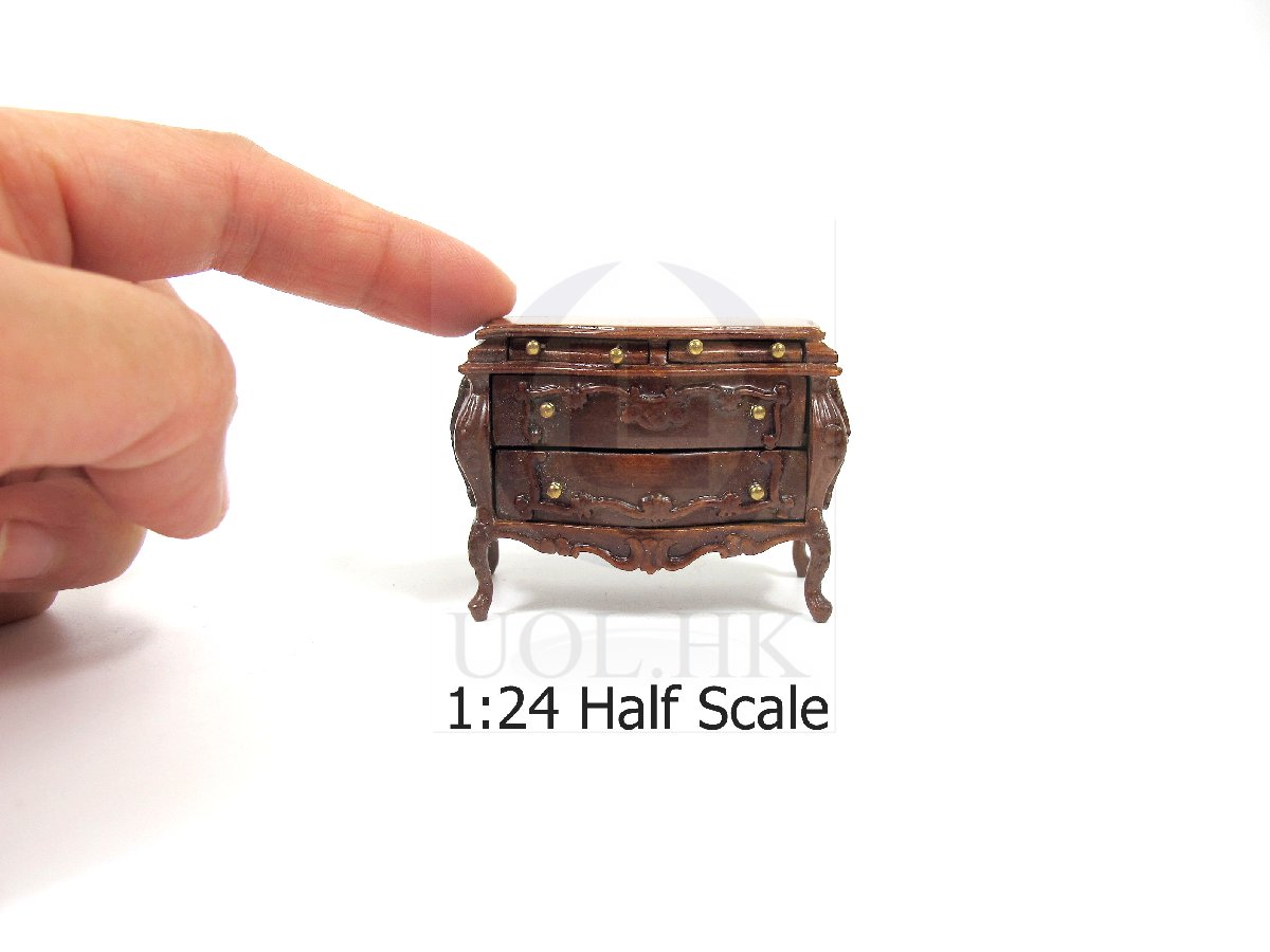 1:24 Scale Miniature The "Escala" Bombay Chest For Doll House-WN