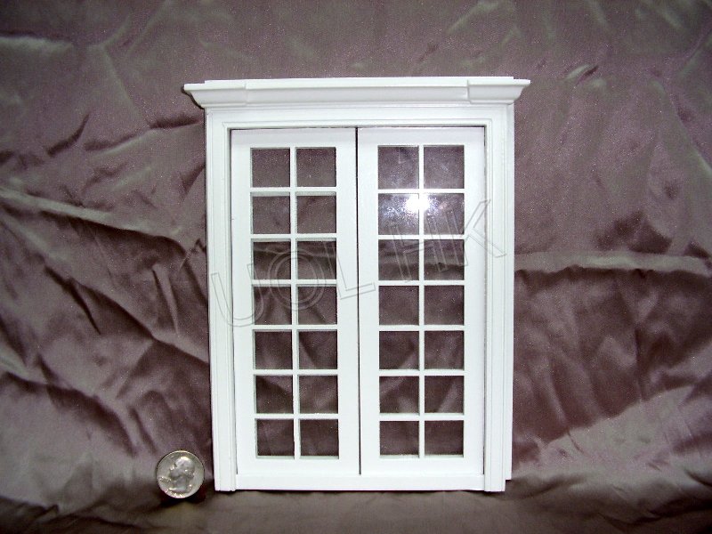 White window for 1:12 scale doll house